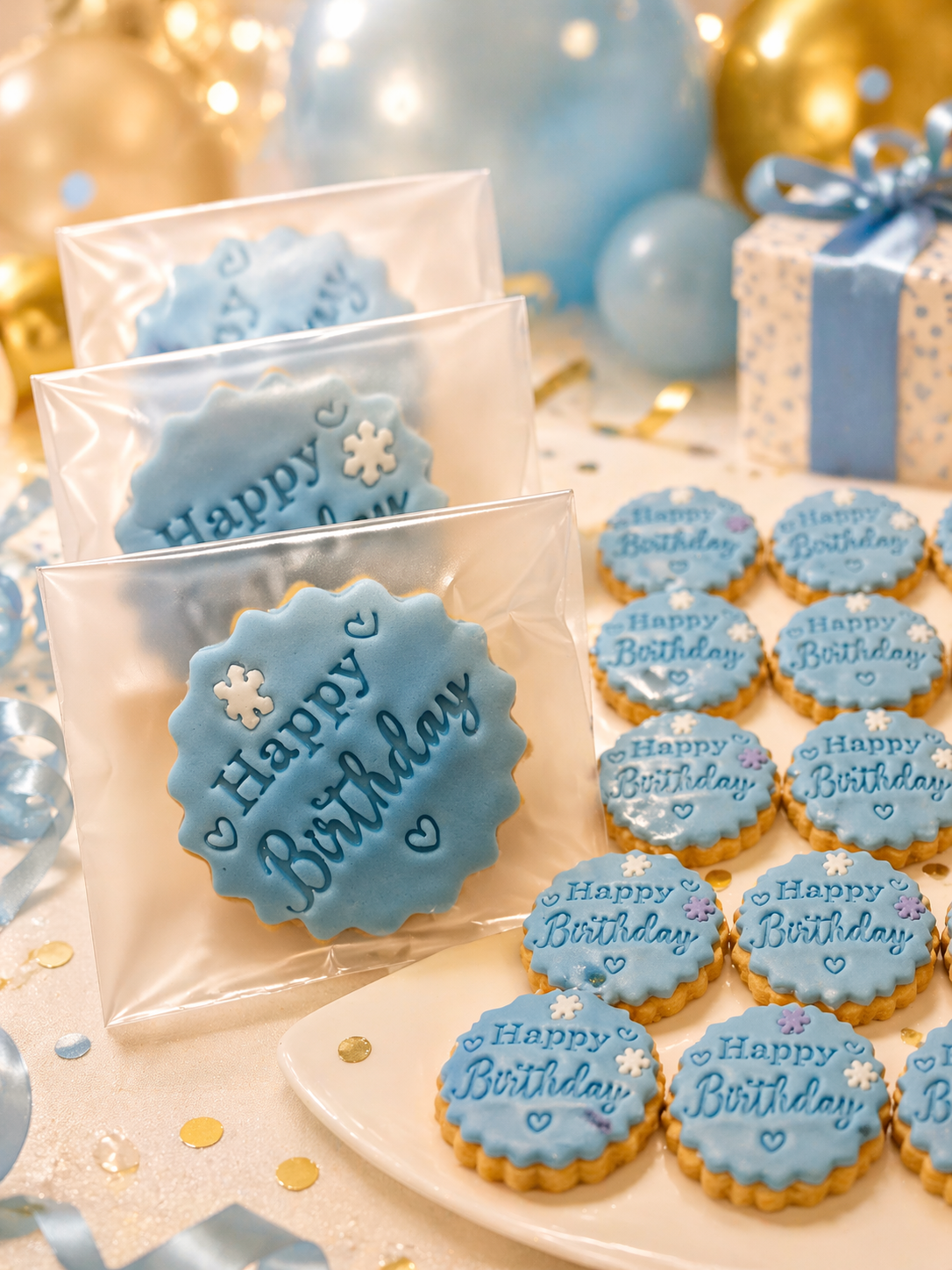 Personalised Fondant Biscuits