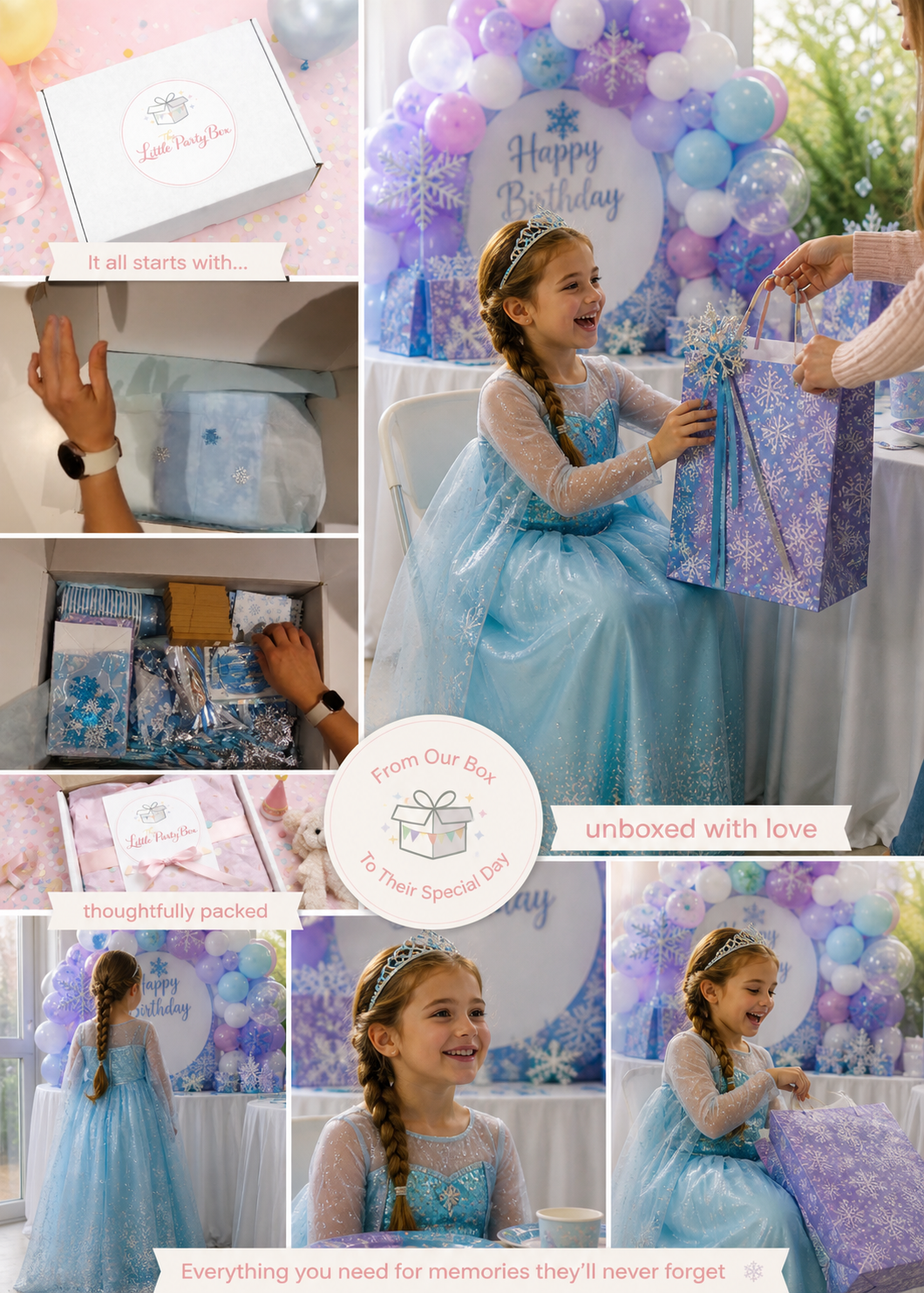 Frozen Party Box for Kids Birthday