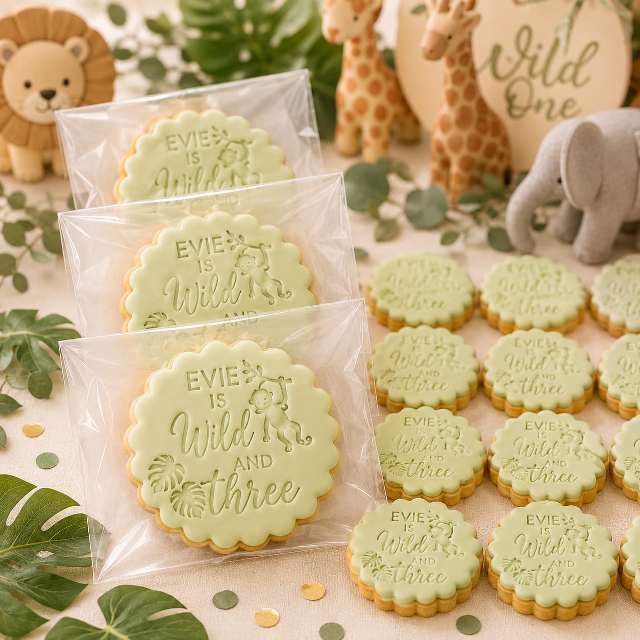 Personalised Fondant Biscuits