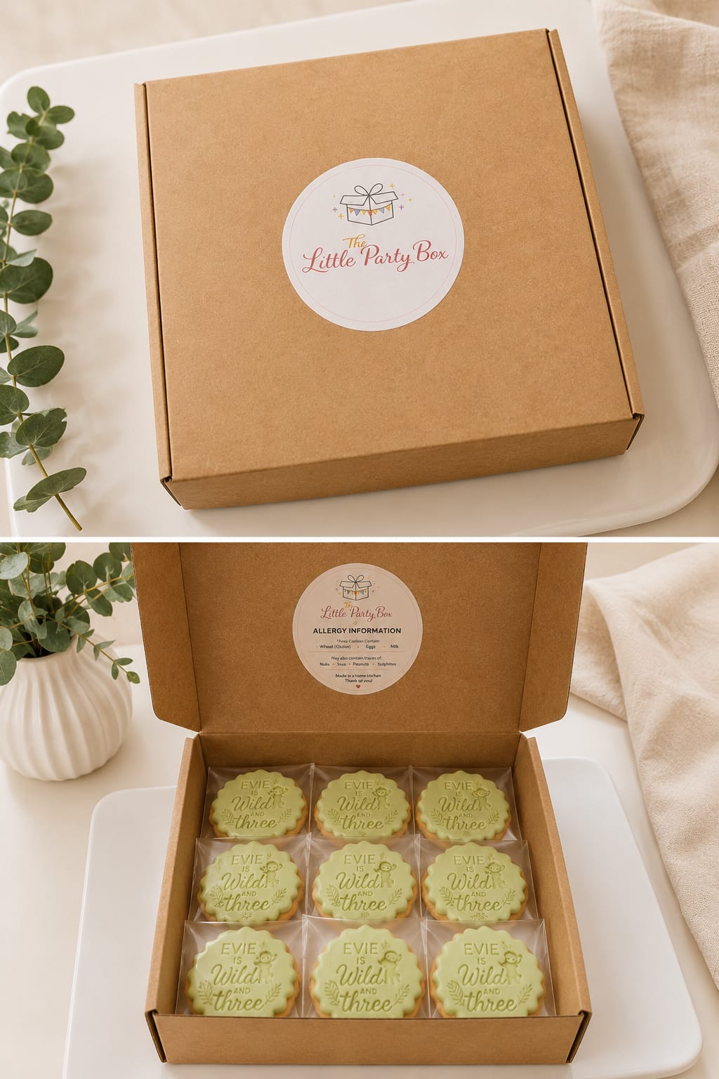 Personalised Fondant Biscuits